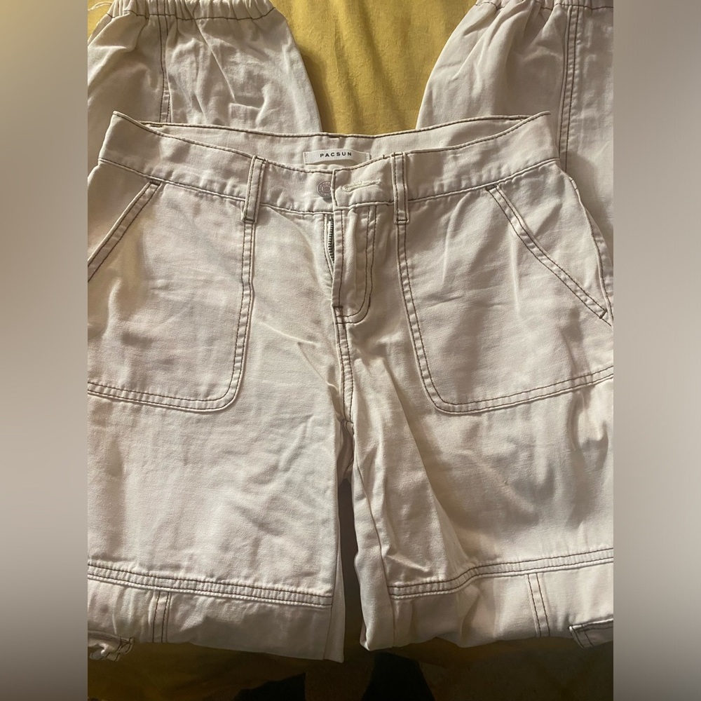 PACSUN Low Rise Wide leg Cargo pants
